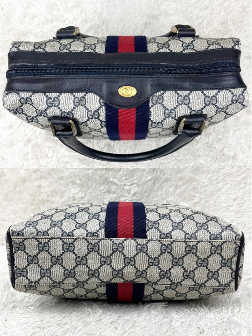 美品】オールドグッチ シェリーライン GGスプリーム ボストンバッグ