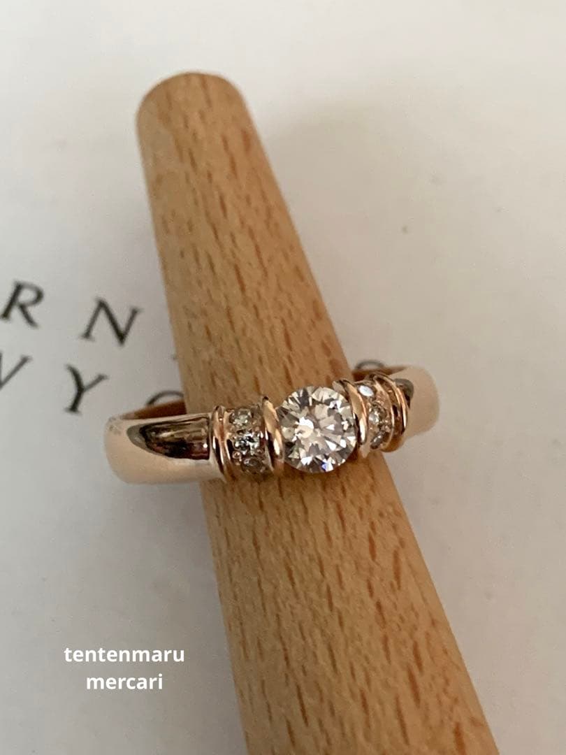 ☆*☆様 ESTELLE ☆ K18 0.46ct ダイヤモンドリング ☆美品☆