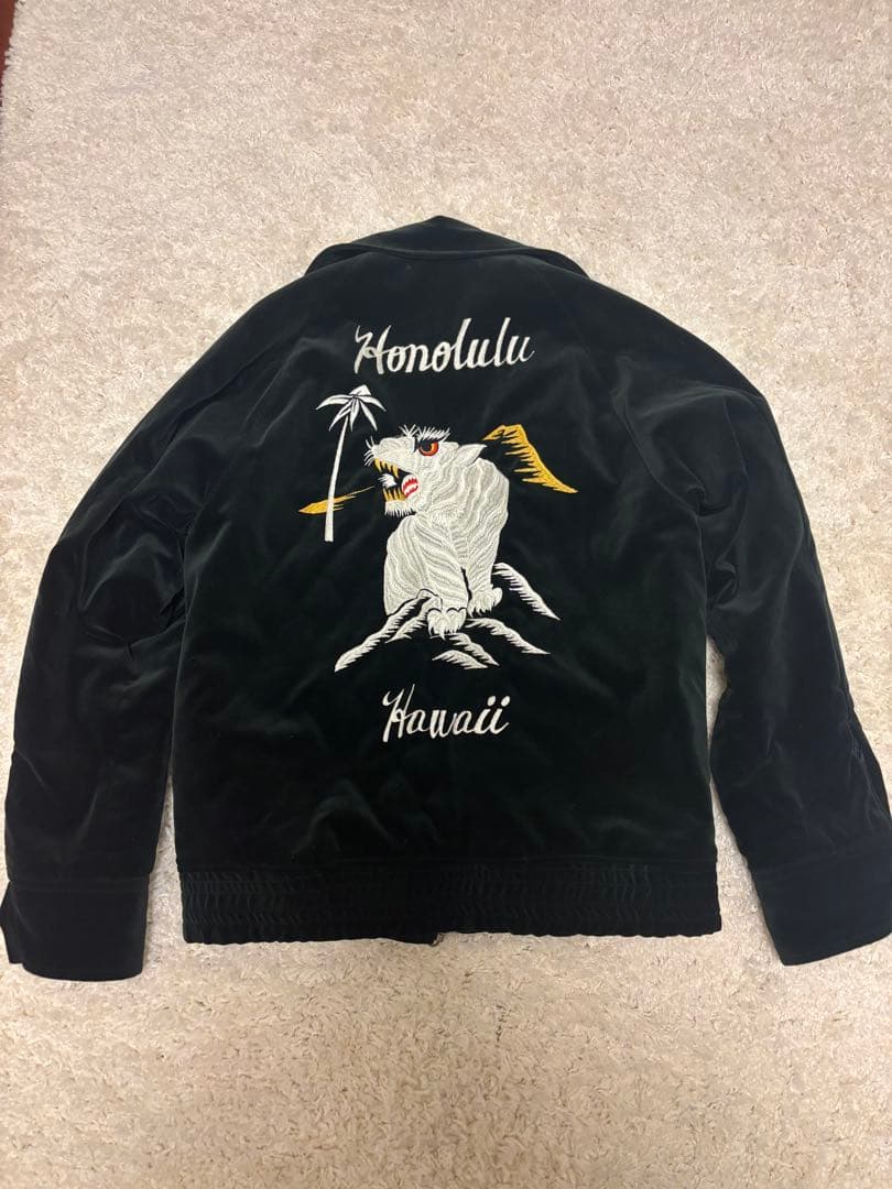 PIG&ROOSTER 黒 スカジャン - メルカリ