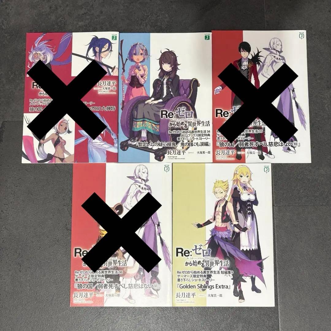 サイン本】リゼロ 1~36 短編集 Ex 映画特典 SS 長月達平 レア - メルカリ