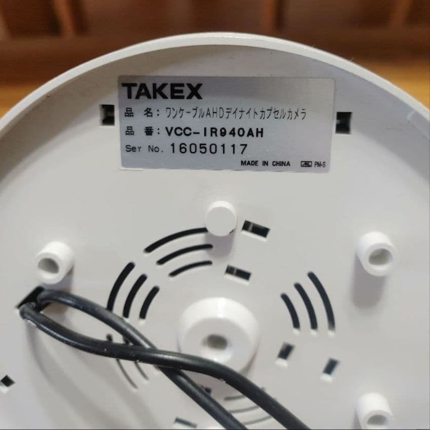 TAKEX AHDデイナイトカプセルカメラ VCC-IR940AH - メルカリ