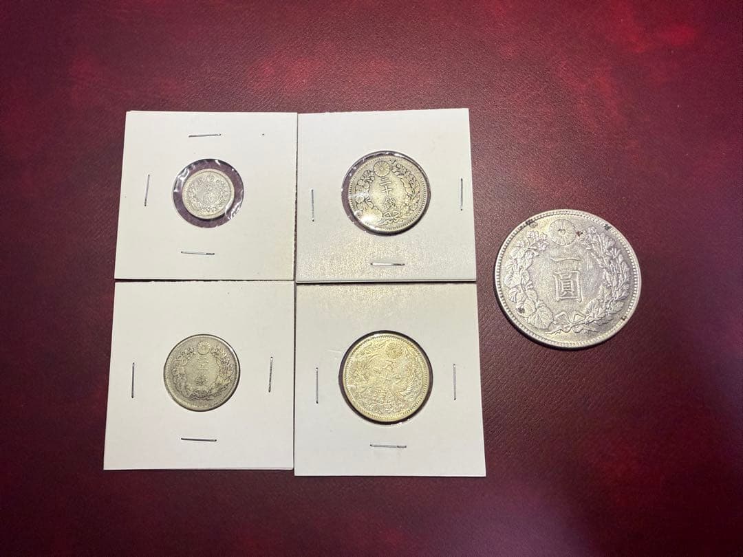 プーチンプリン　大正3年一円銀貨　その他銀貨セット 新1円銀貨(小型) 大正3年銘 (1914年) 近代銀貨シリーズ/円銀/貿易銀 美