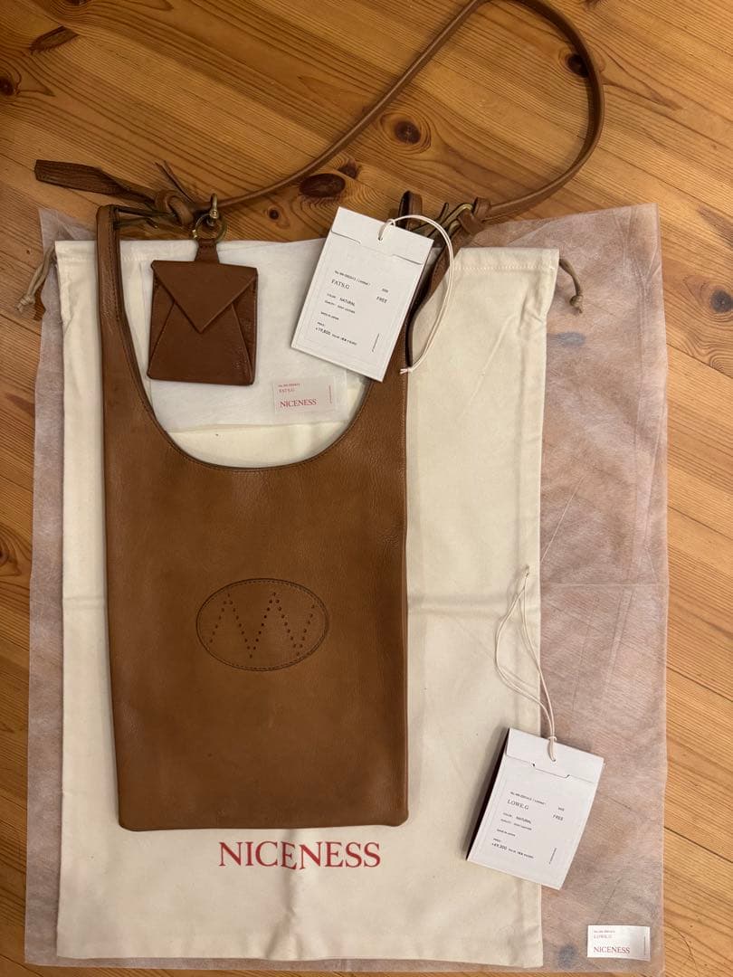 24SS NICENESS LOWE & Fats ナイスネス バッグセット