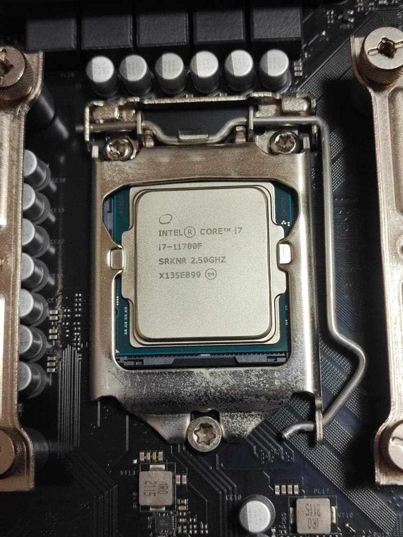 PCパーツ3点セット i7-11700F + H570マザボ + CPUクーラー