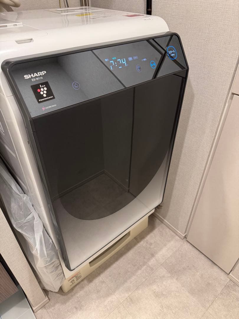 SHARP ドラム式洗濯機 本体 シャープ SHARP ドラム式洗濯乾燥機 (左開き) 洗濯8.0kg 乾燥4.0kg