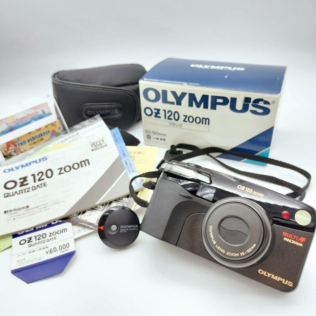 【美品・箱付】オリンパス　OZ 120 zoom フィルムカメラリモコン付