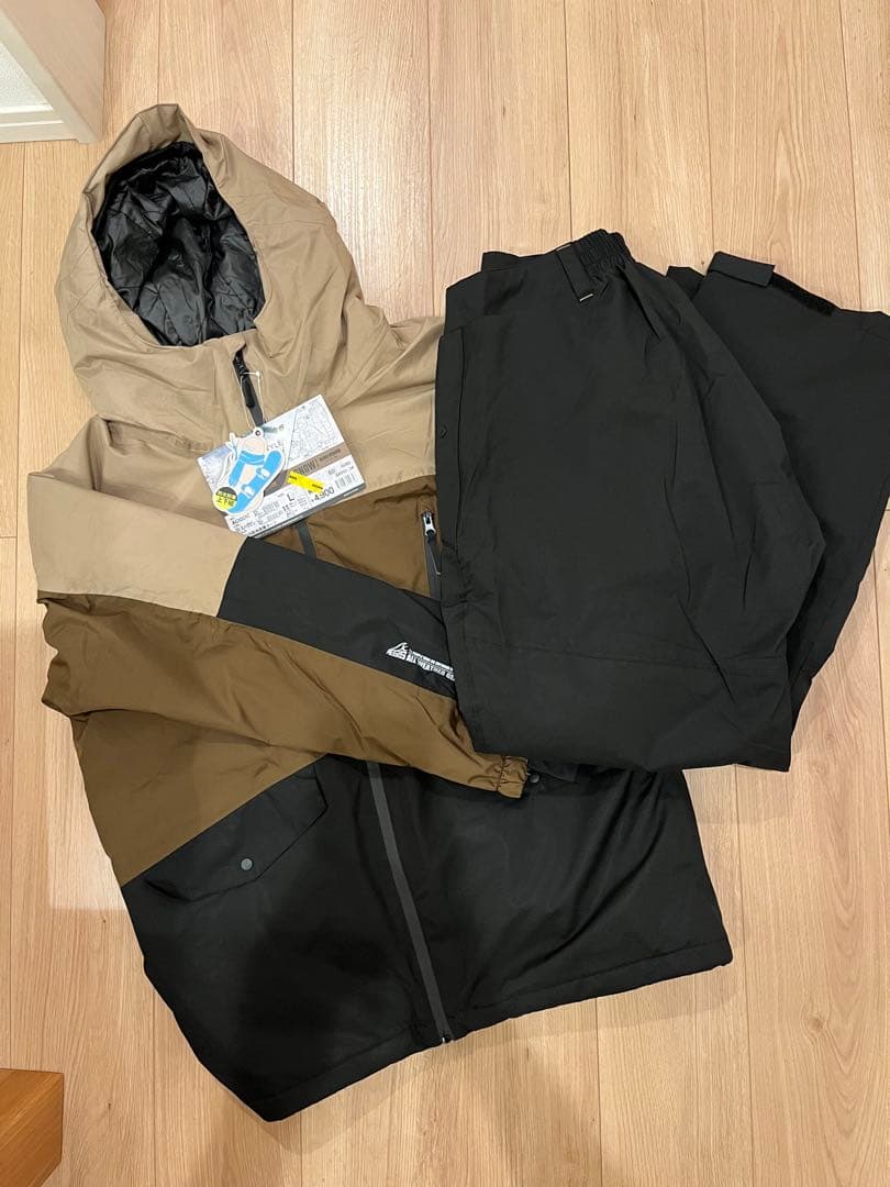 ワークマン イージス 防水防寒スーツ L スノーブラウン 2025モデル