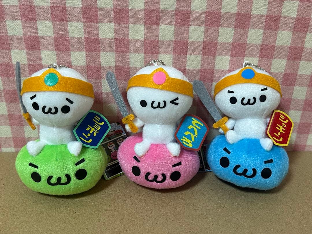 平成レトロ 顔文字 カオモジナイト マスコット 3個セット - メルカリ