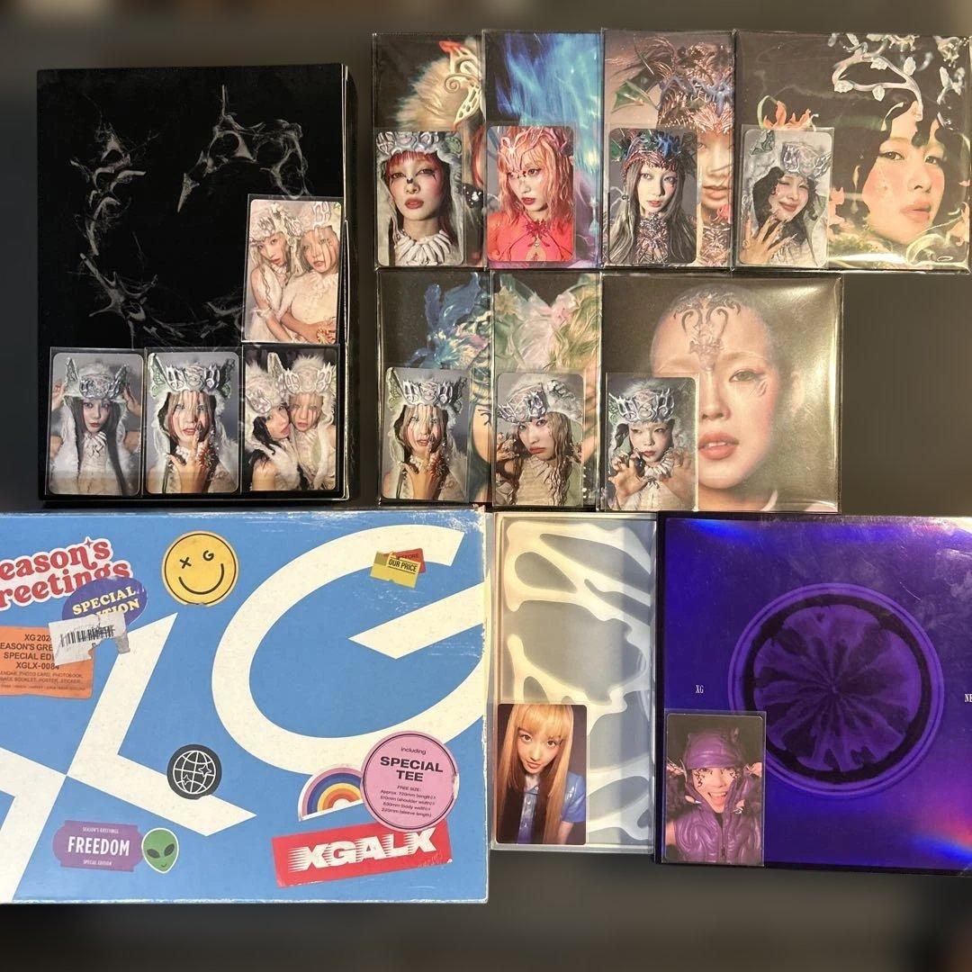 XG アルバム　セット売り ALPHAZ LIMITED】【XG ver. (CD / VINYL) COMPLETE SET】THE CORE -核