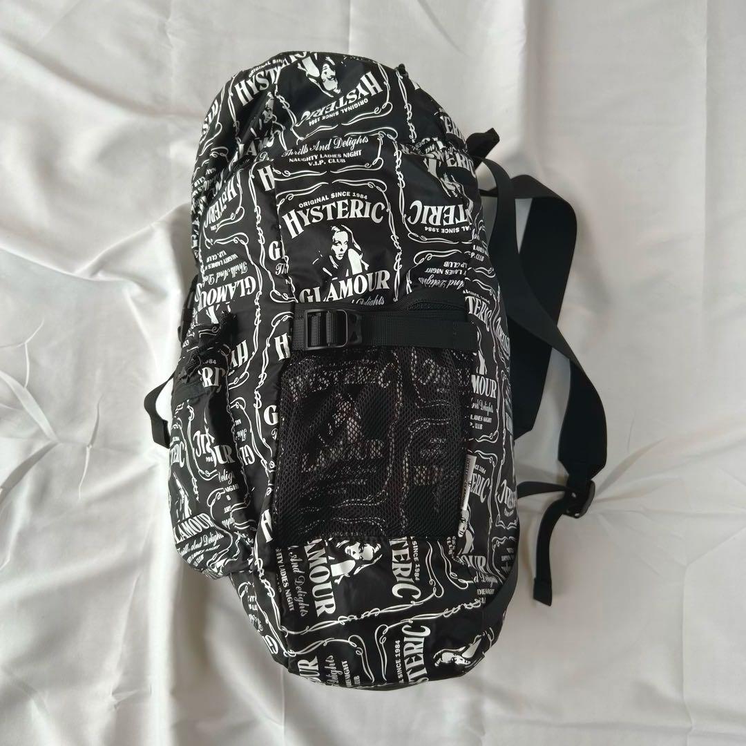 HYSTERIC GLAMOUR パッカブル バックパック 総柄 ヒスガール