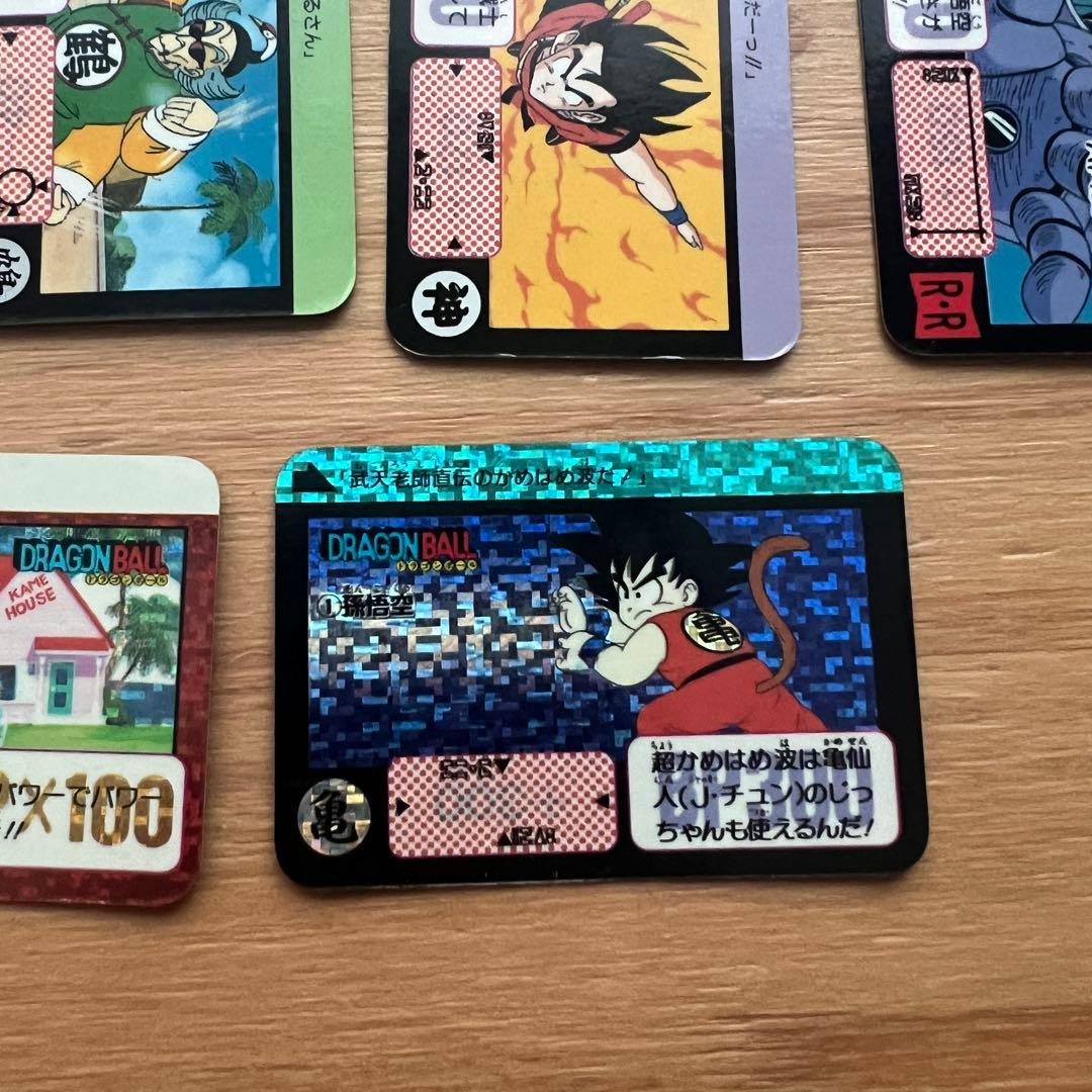 ドラゴンボールカードダス本弾ミニ 第一弾キラ＋ノーマル当時物20枚