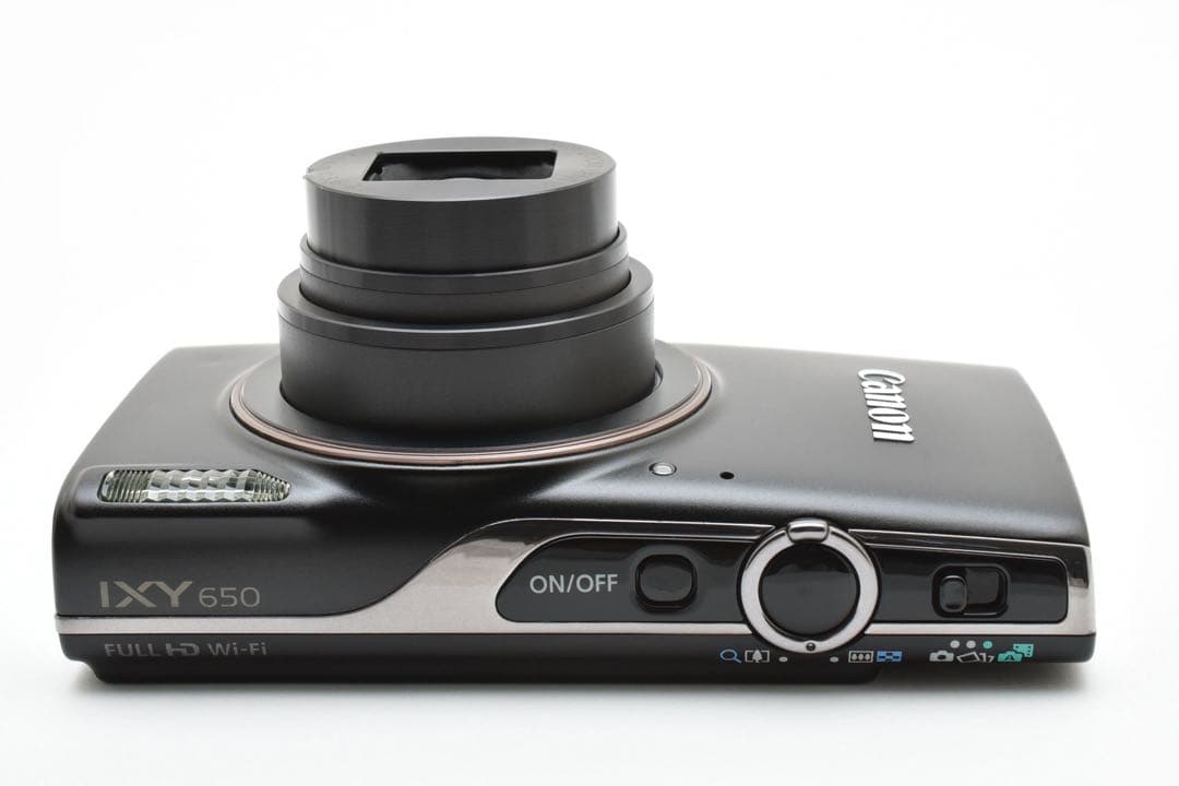 【美品】キヤノン CANON IXY 650 ブラック コンパクトデジタルカメラ