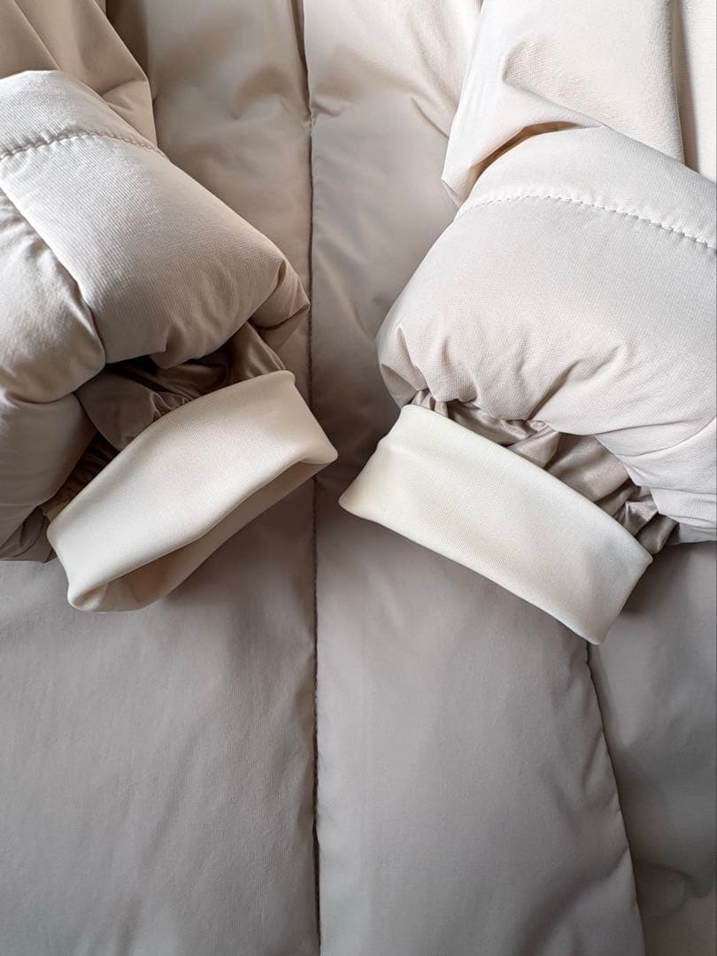 超美品】ダンスキン ハイロフトダウンコートMサイズ サンドベージュ