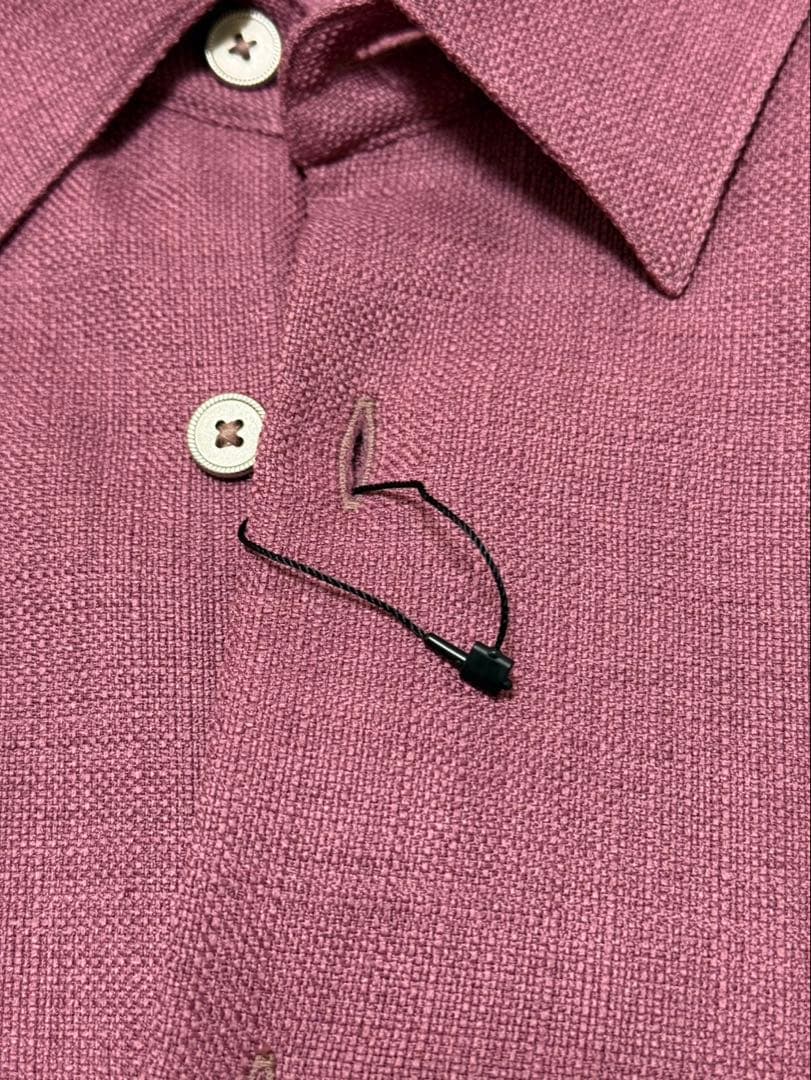 新品　LOVELESS 田中圭着用　日本製　ルージュブッチャーシャツ　Lサイズ