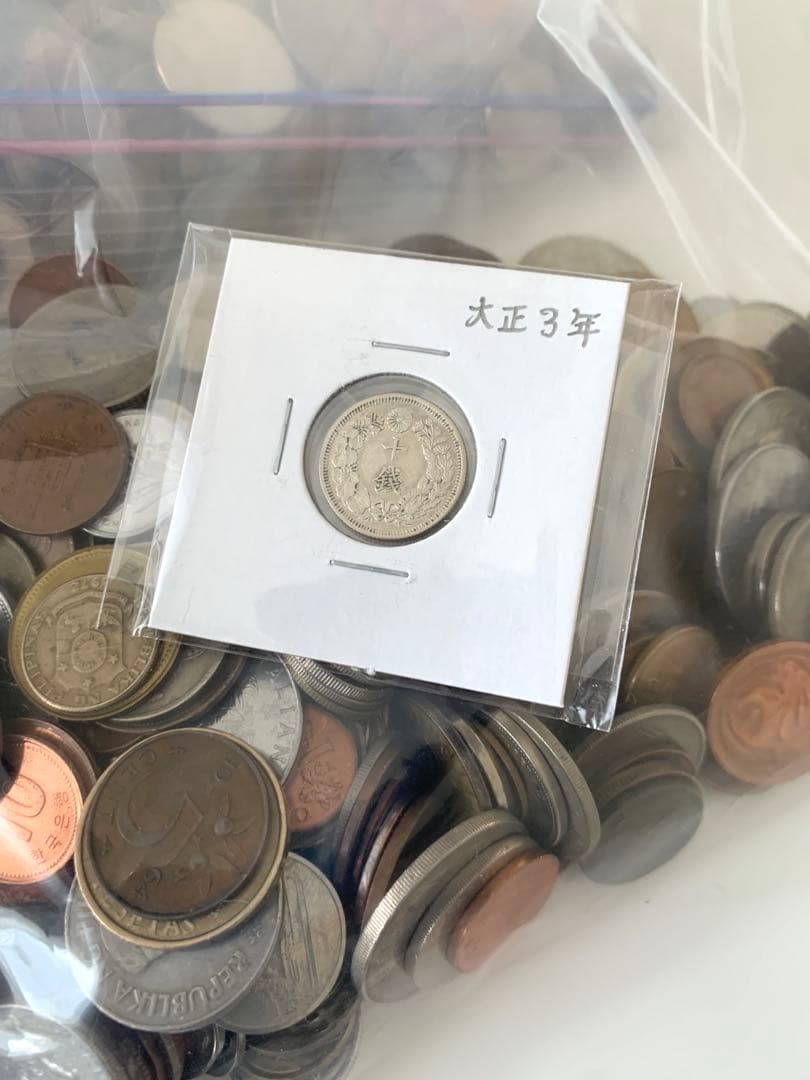 外国コイン 約10キロまとめ ※おまけで旭日銀貨