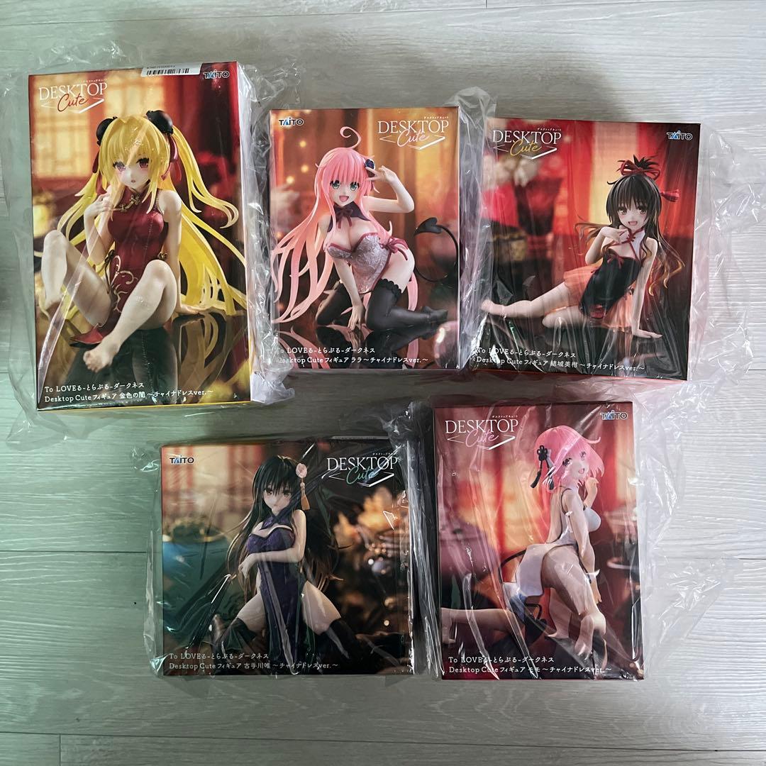 ToLOVEる DesktopCute チャイナドレス 5体セット To LOVEる-とらぶる-ダークネス Desktop Cute フィギュア ナナ
