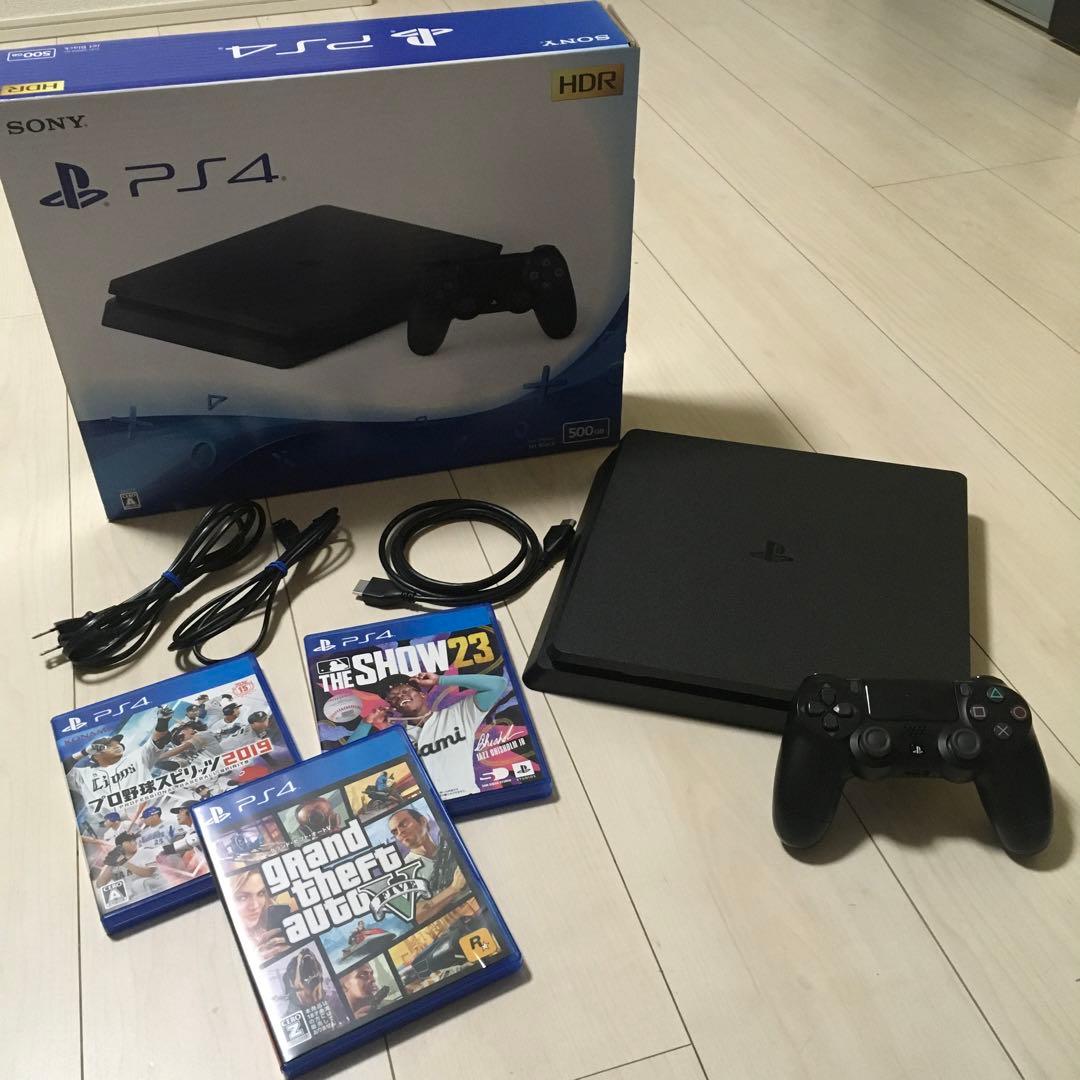 PlayStation 4 本体 コントローラーソフト3つ