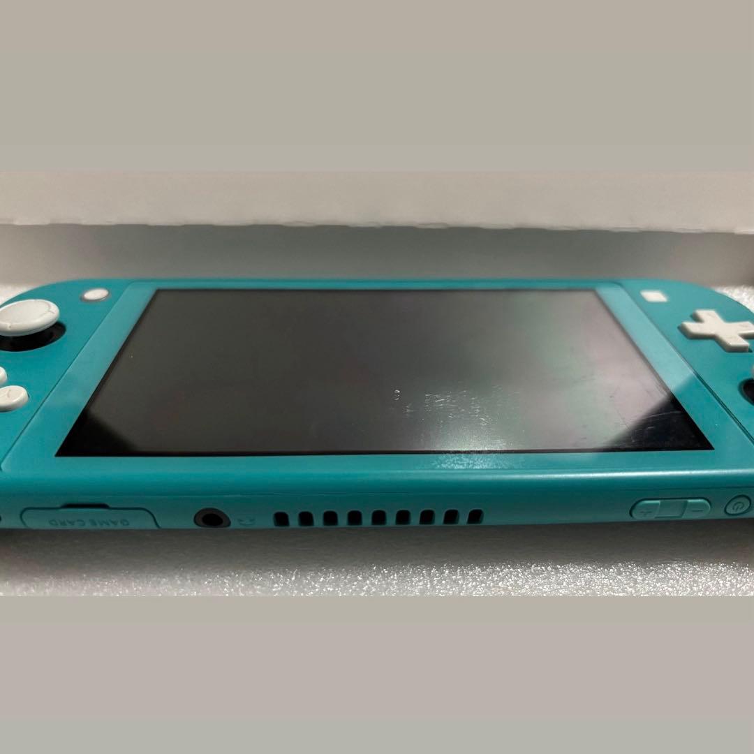 Nintendo Switch Lite ターコイズ 本体のみ 部分破損あり - メルカリ