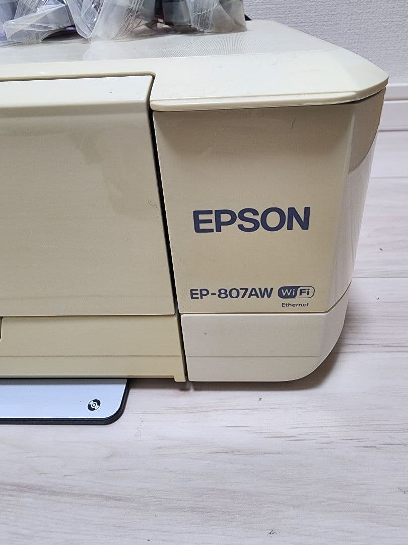 【ジャンク品】EPSON EP-807AW インクジェットプリンター　互換インク