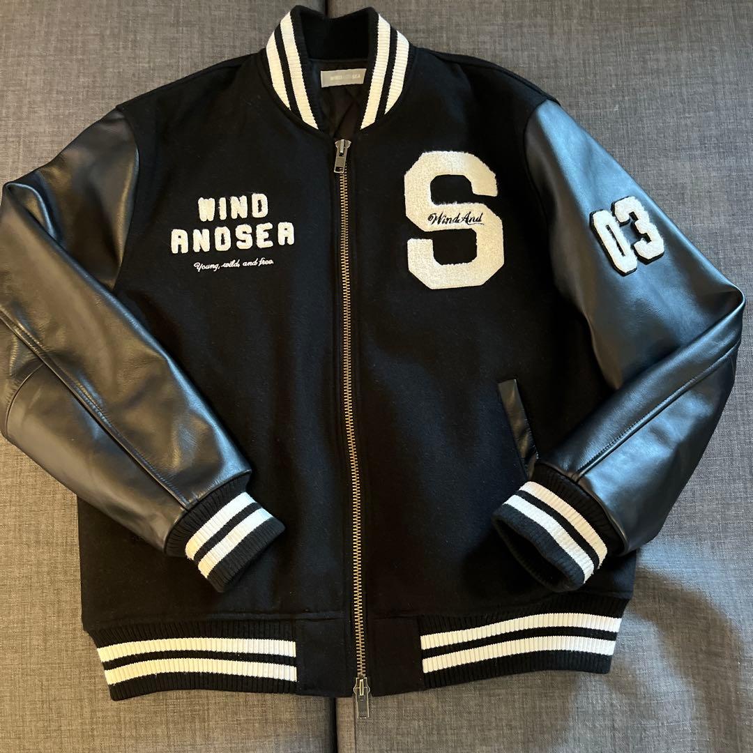 h*様 WIND AND SEA 3周年 バーシティジャケット　キムタク　XL HYSTERIC GLAMOUR x WIND AND SEA 2019 Capsule | Hypebeast