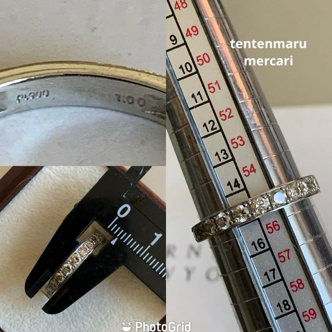 ♡*♡様 pt900 ☆ 1.00ct ダイヤモンドフルエタニティリング