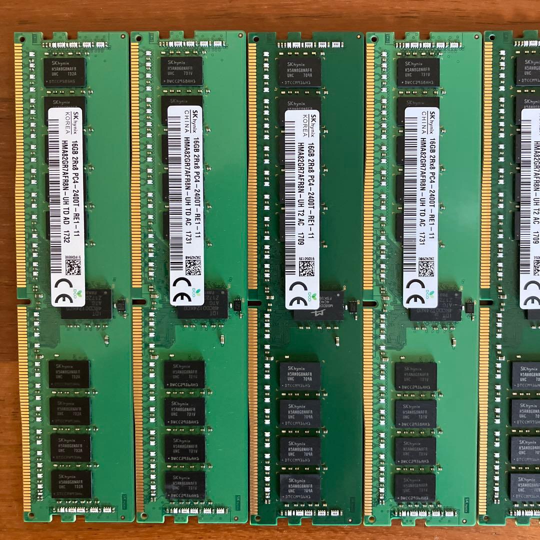 値下げ依頼対応品 動作保証済8枚セットSK hynix ハイニックス