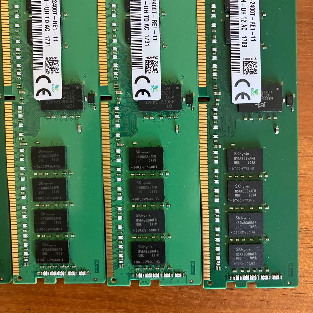 値下げ依頼対応品 動作保証済8枚セットSK hynix ハイニックス