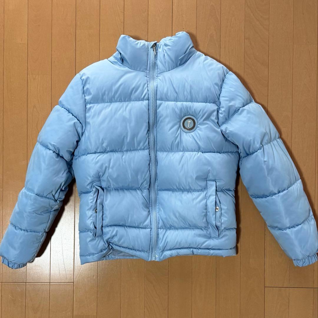 り*ん様 TRAPSTAR 水色 ダウンジャケット フード付き - メルカリ