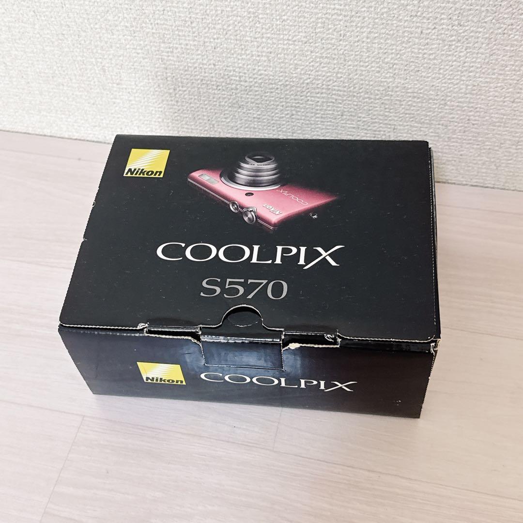 2471【希少品】Nikon ニコン COOLPIX S570 ピンク