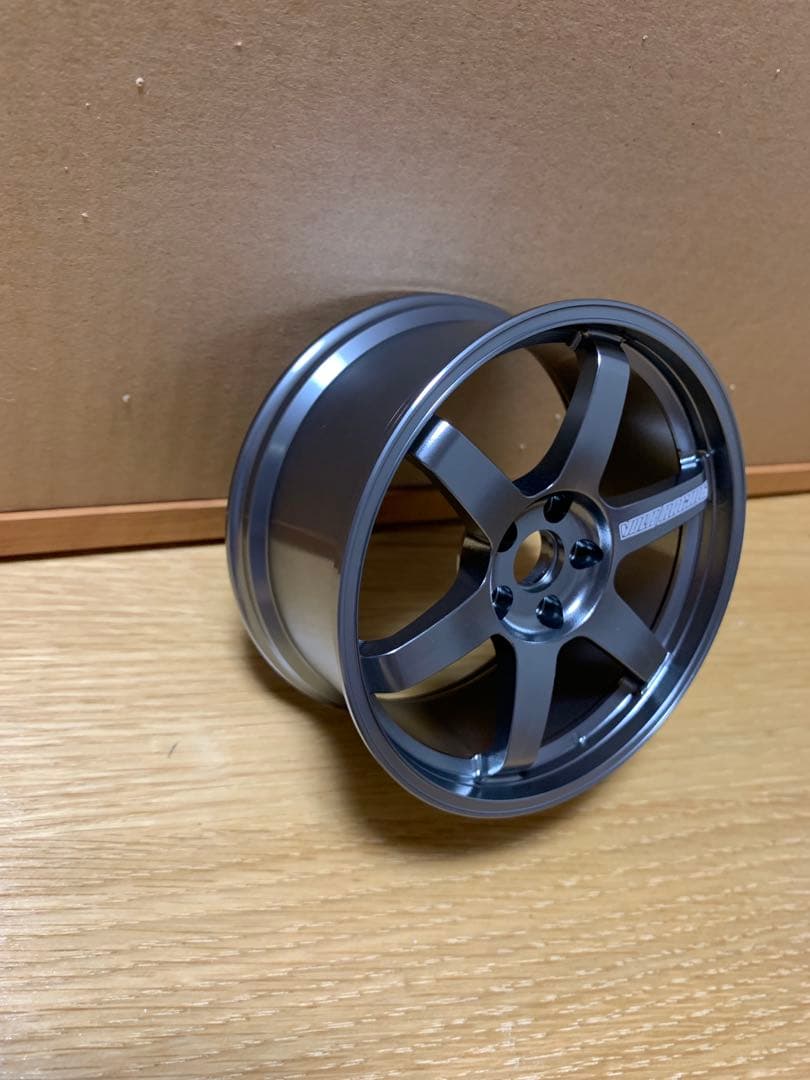 《新品》ミニチュアオブジェ レイズ RAYS TE37 ホイール グレー