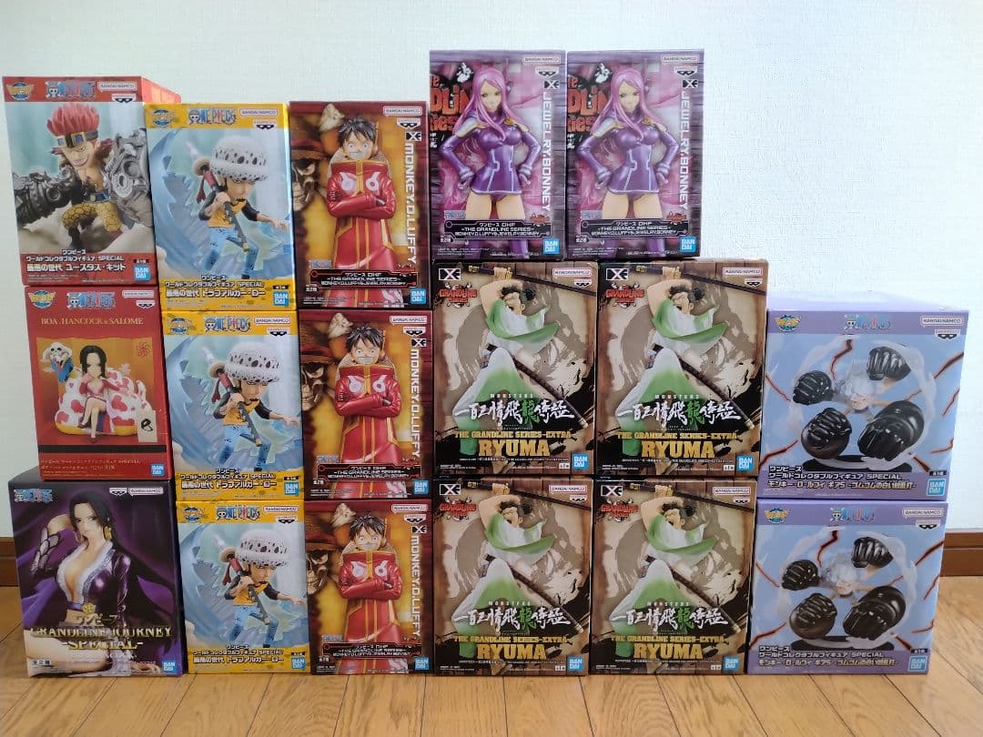 ワンピース 17体 ワーコレ DXF グランドラインジャーニー フィギュア