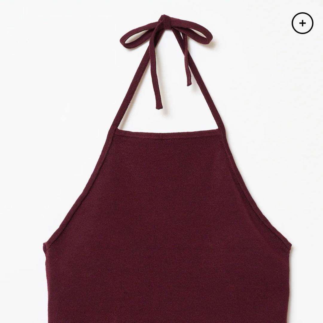 《THE SHISHIKUI》HALTER / BORDEAUX