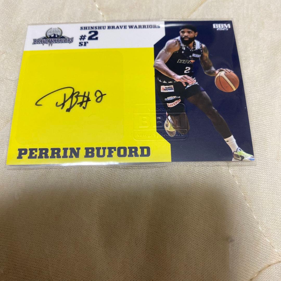 2025シーズン限定48枚！ペリン・ビュフォードサイン入りカード #2