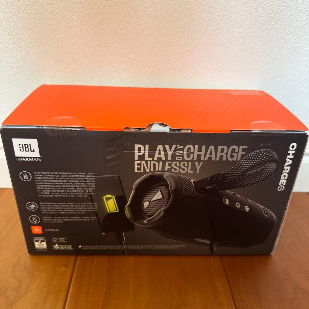 新品未開封　JBL Charge 6 ワイヤレススピーカー