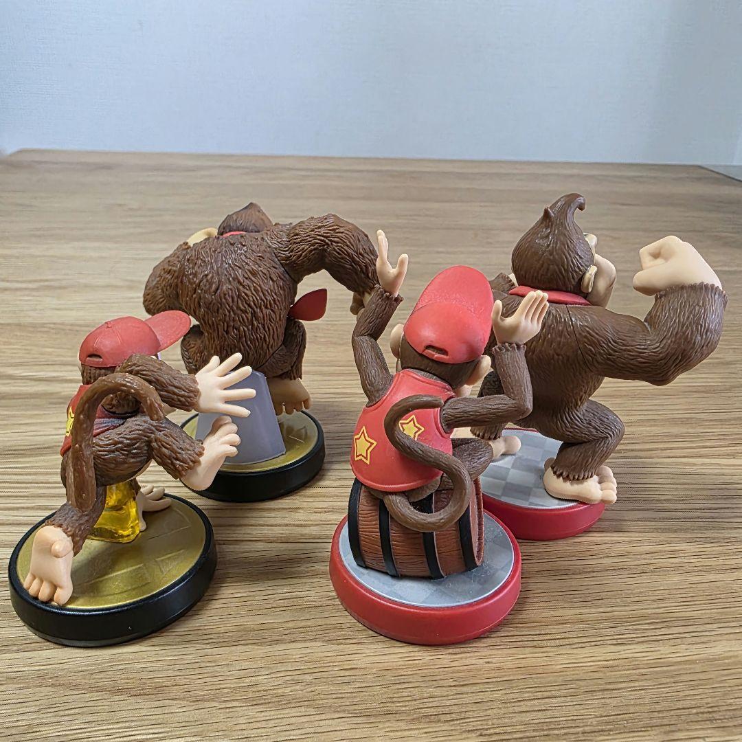 ドンキーコング ディディーコング amiibo アミーボ 4体セット - メルカリ