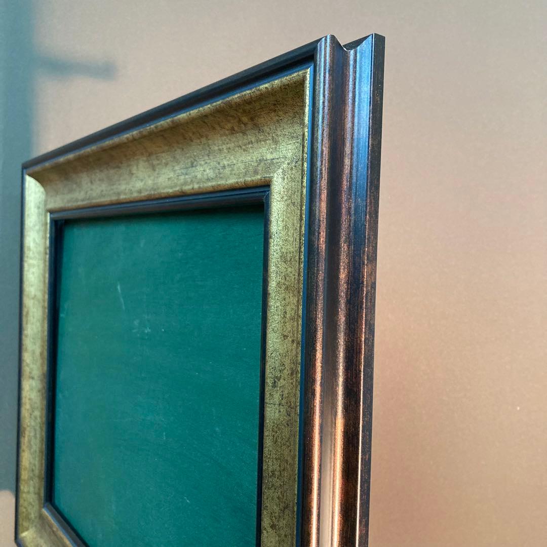 F6号 油絵用 額縁 フレーム 木製 Bウッド キャンバス取付木枠、金具