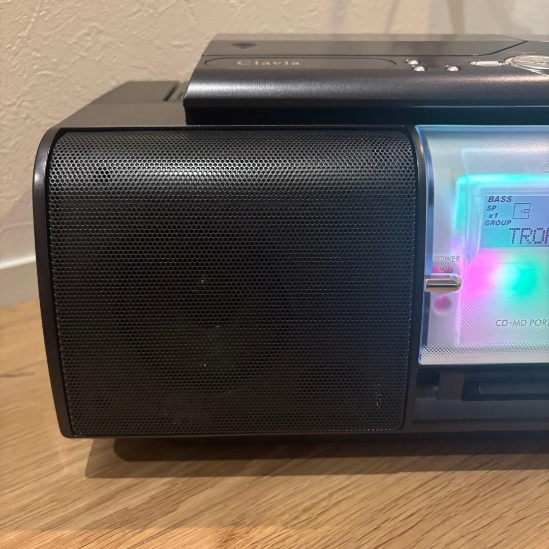 【美品】VICTOR RC-L1MD ブラック CD・MD・ラジカセ