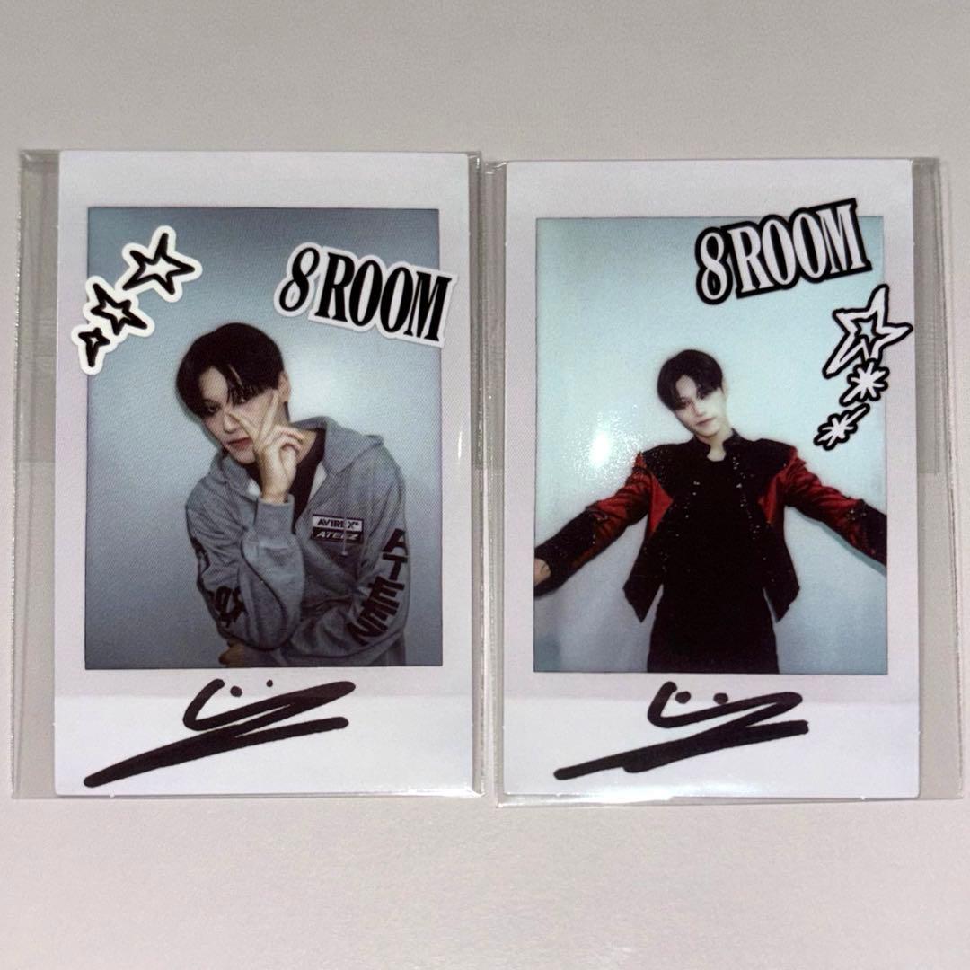 ATEEZ ウヨン 8ROOM 5万ウォン ラキドロ プリントサインポラロイド