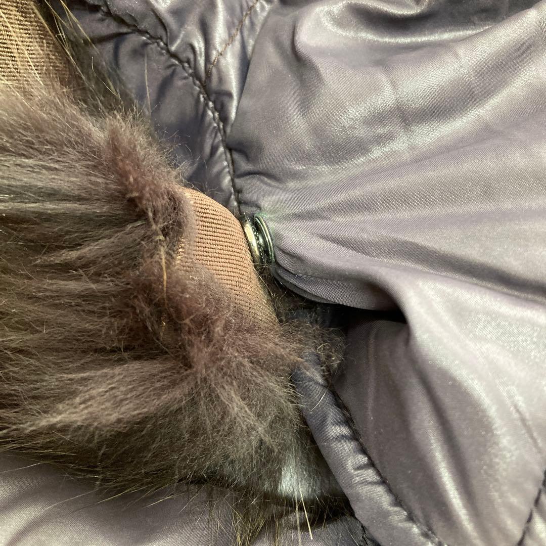 極美品】デュベティカ 2way ダウンジャケット ファー 40 深紫 - メルカリ