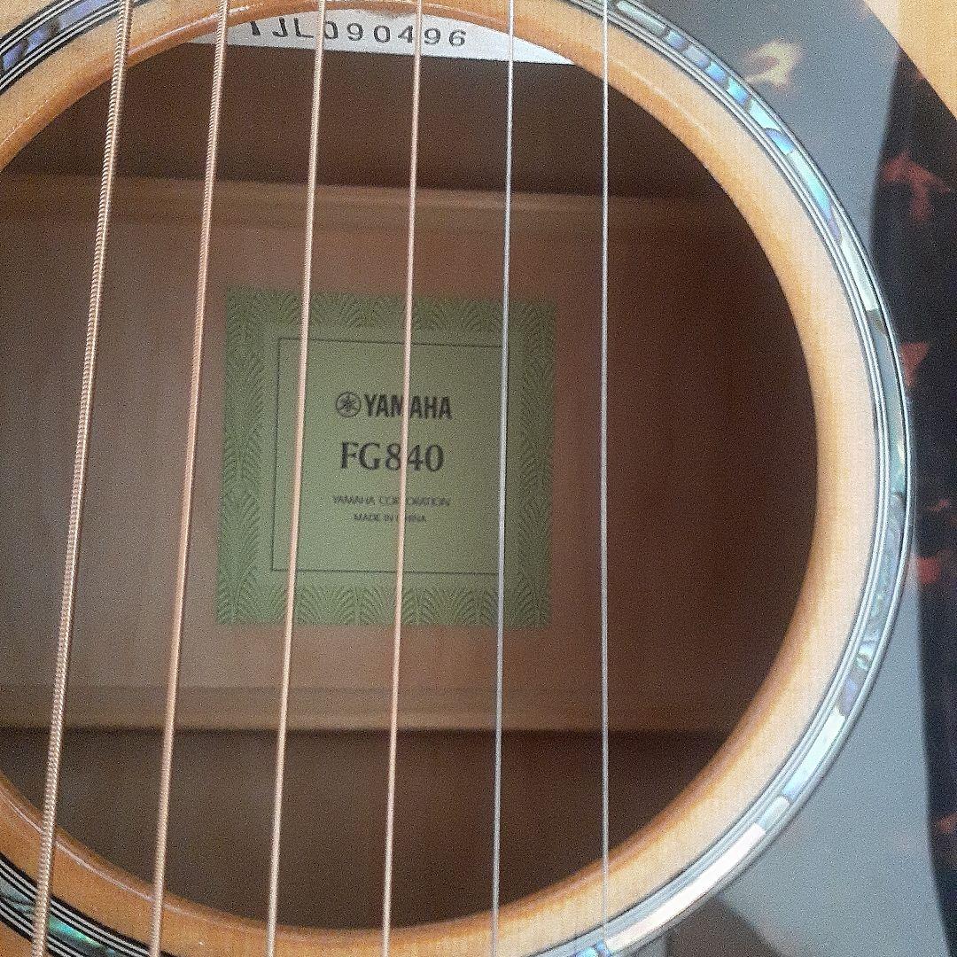 ヤマハFG-840トップスプルース単板サイドバッグメープル ハードケース