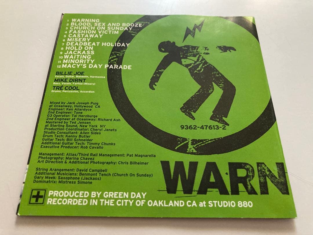 レアGREEN DAY 直筆サインCDWARNING グリーンデイパンクpunk - メルカリ