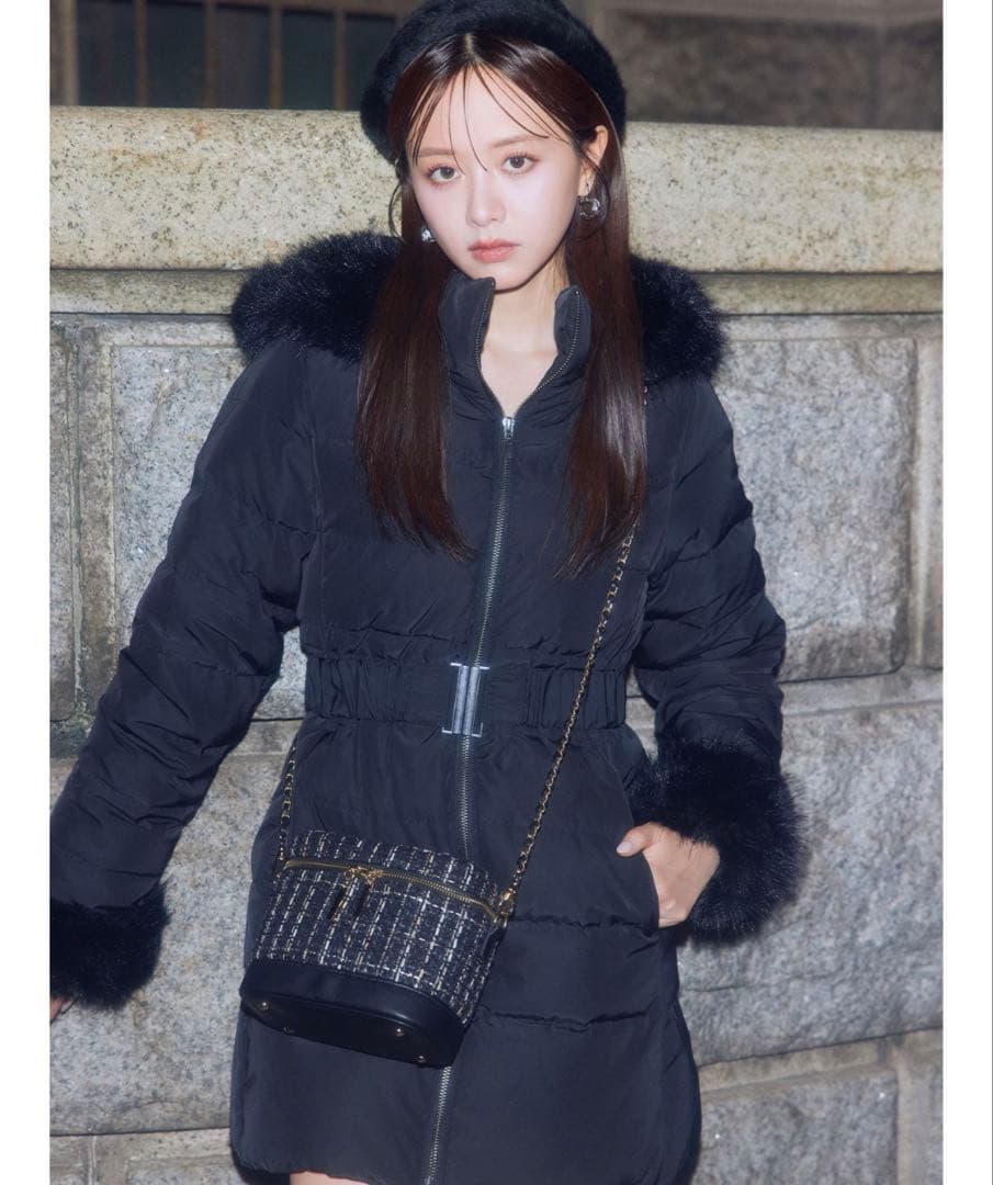 値下げ/未使用新品未開封 / リゼクシー RESEXXY フード付ダウンコート RESEXXY（リゼクシー） ダウンコート ダウンジャケット フード付き