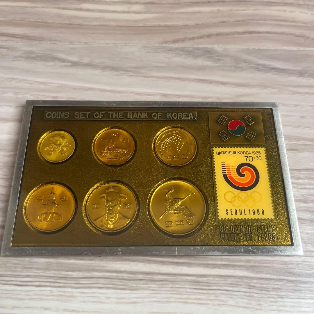 韓国銀行 1988年 ソウルオリンピック 記念硬貨セット - メルカリ