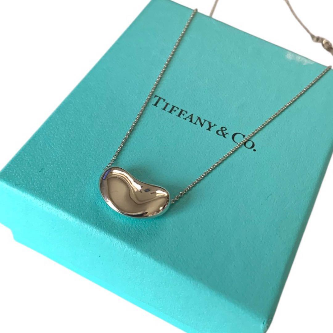 美品】TIFFANY&Co. ビーン ネックレス SV925 ラージサイズ - メルカリ