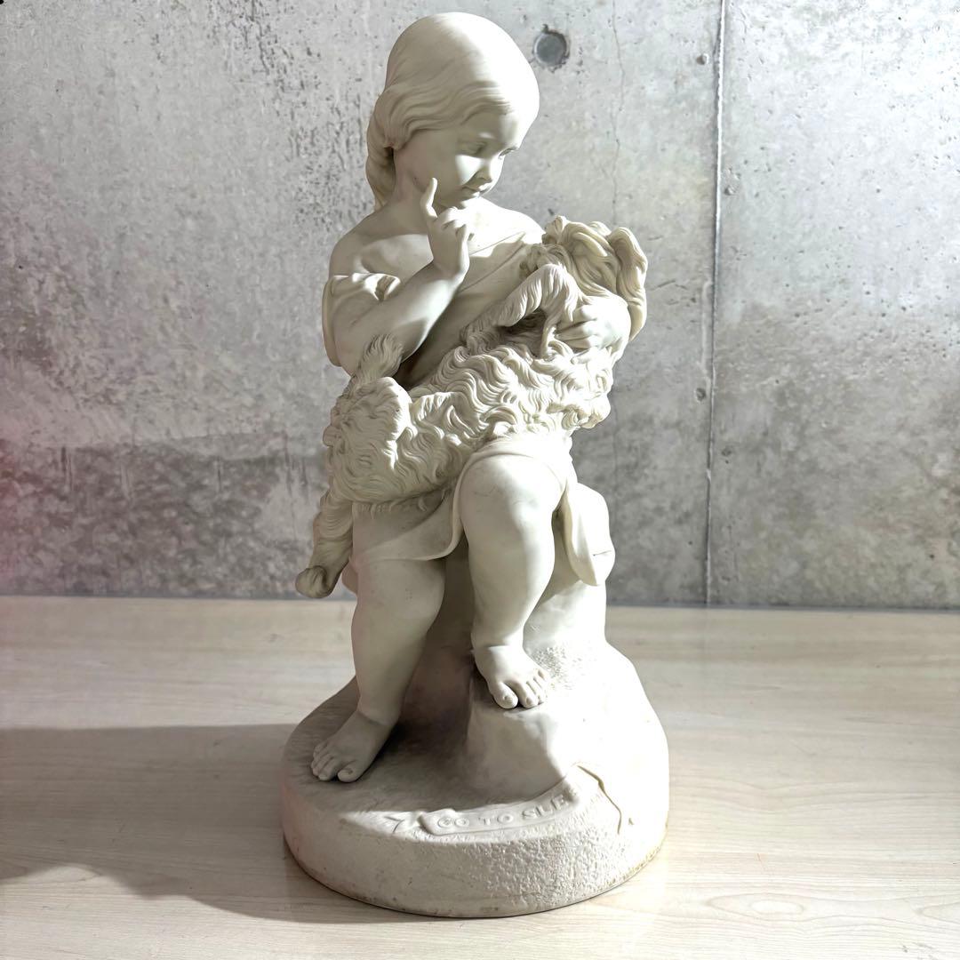 19世紀 アンティーク パリアン像 コープランド Go to sleep - メルカリ