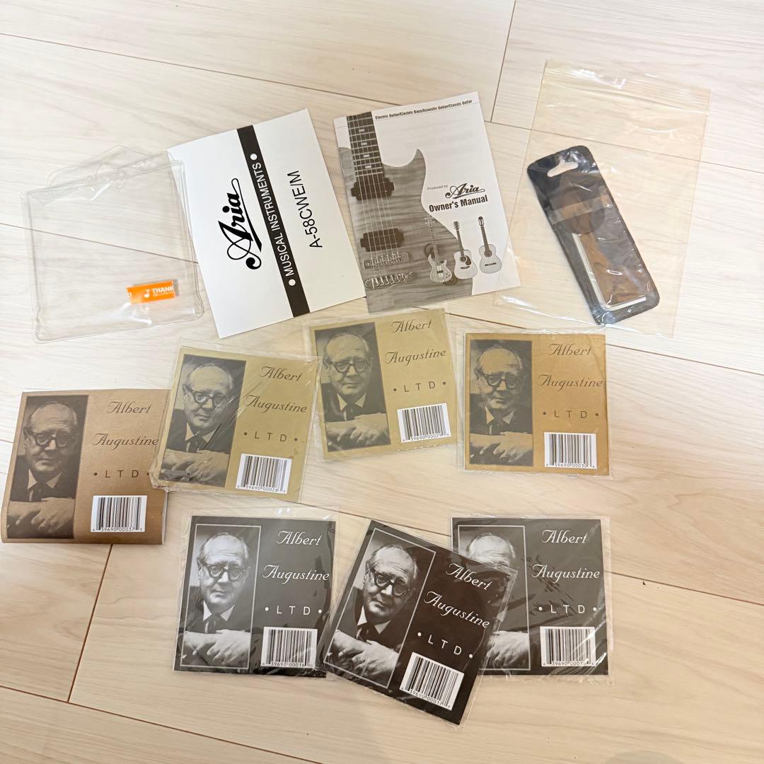 極美品　エレガット　Aria A-58CWE/M 薄胴