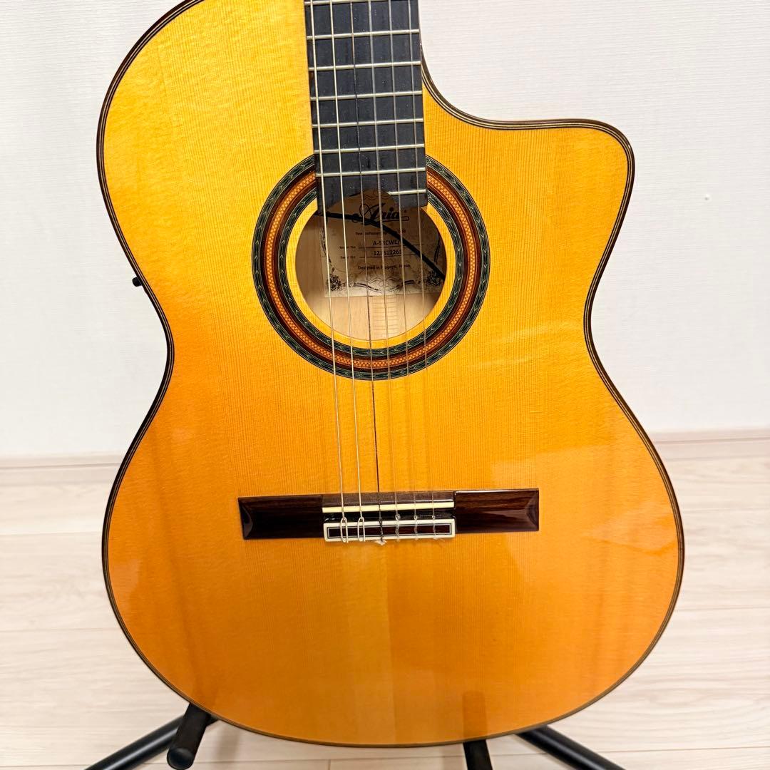 極美品　エレガット　Aria A-58CWE/M 薄胴