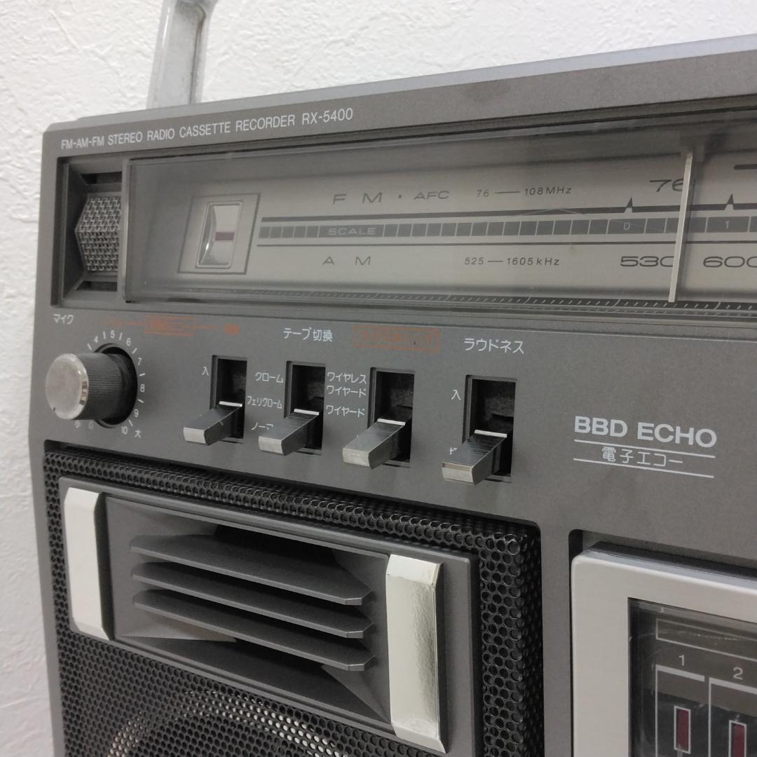 ジャンク National RX-5400 大型ラジカセ 中古現状品