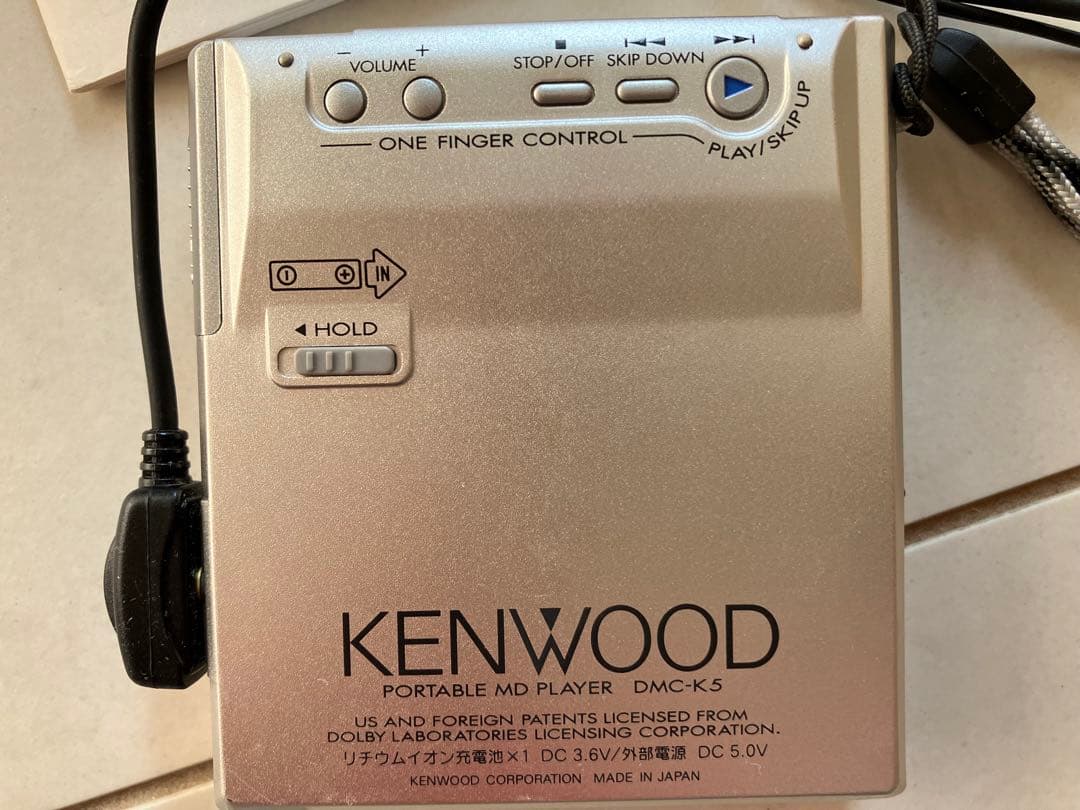 KENWOOD DMC-K5 ポータブルMDプレーヤー - メルカリ