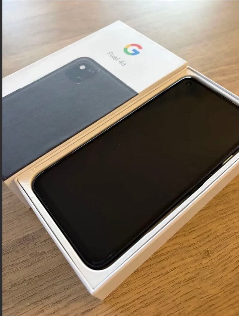 Google Pixel 4a ブラック 箱付き美品 - メルカリ